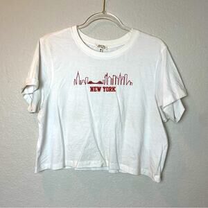 MESSY BUN JUST CHILLIN New York Babytee Size M